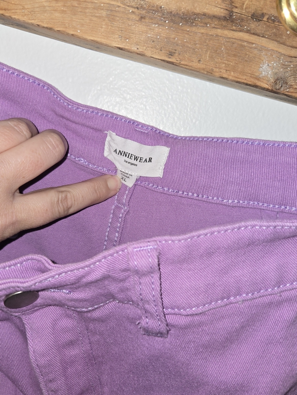 Violet Straight Leg High-Rise Pants - Picture 3 of 3